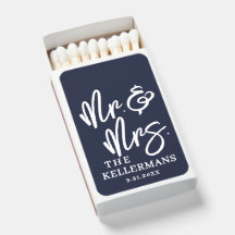 Navy Blue Wedding Favor