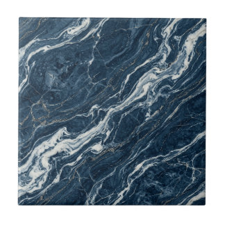 Navy Marble Bold Contemporary Design Look