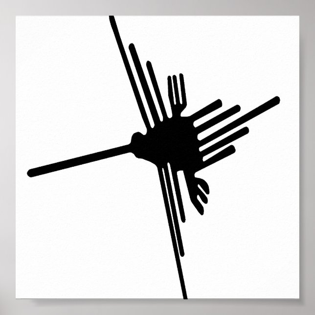 Nazca Hummingbird poster (Frente)
