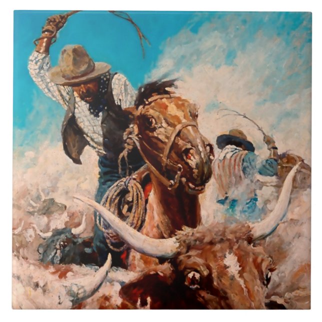 NC Wyeth pintando "Cortando" (Frente)