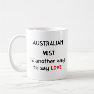 neblina australiana ama caneca de café