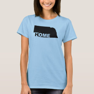 Nebraska Para Longe Das Camisetas De Camisas Estat