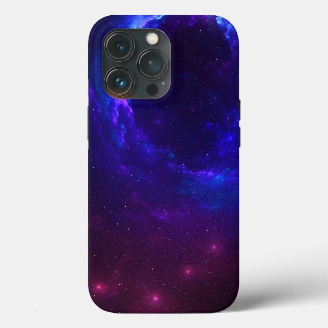 Nebula Gas Cloud Ring Blue e Purple Case-Mate iP (Verso)