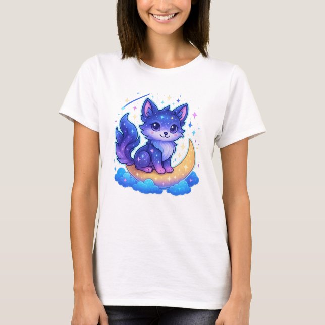 Nebulafox Kawaii Camisa Fox Cósmica (Frente)
