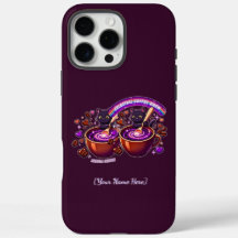 Nebulosa Celestial Café Gatos Fofos Roxo