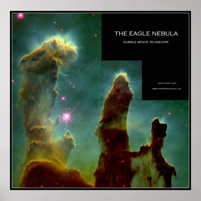 Nebulosa da Águia - Posters do Espaço (Frente)