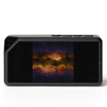 Nebulosa Da Nuvem De Gás ouro Com Estrelas