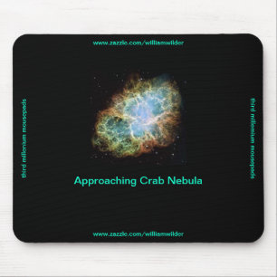 Nebulosa de caranguejo de aproximação Mousepad
