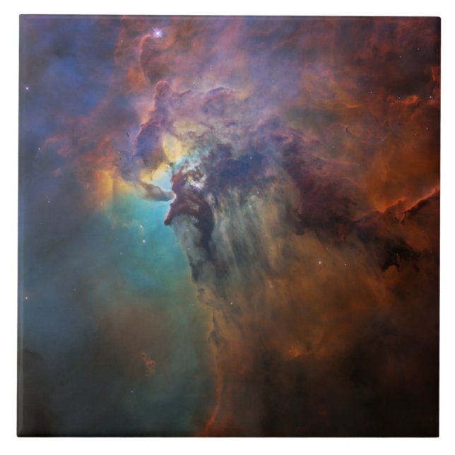 Nebulosa de Lagoa (Imagem Espacial Astronômica) (U (Frente)