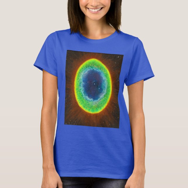 Nebulosa do Anel Camiseta feminina (Frente)