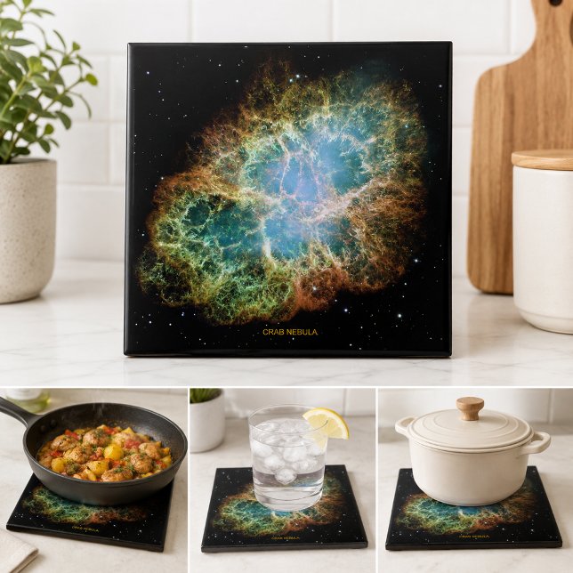 Nebulosa do Caranguejo (Crab Nebula Ceramic Tile)