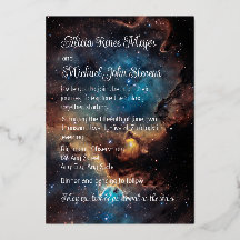 Nebulosa Gold Cloud Azul Enferrujado