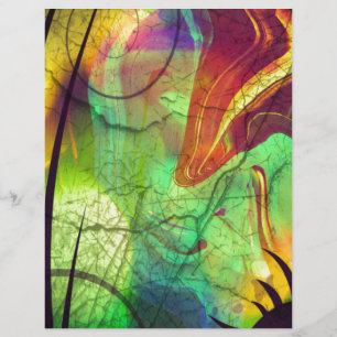Nebulosa Pintada - Abstrato de Opal Fogo