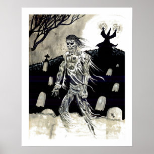 "Necromancer" - poster por Tracy Lesch
