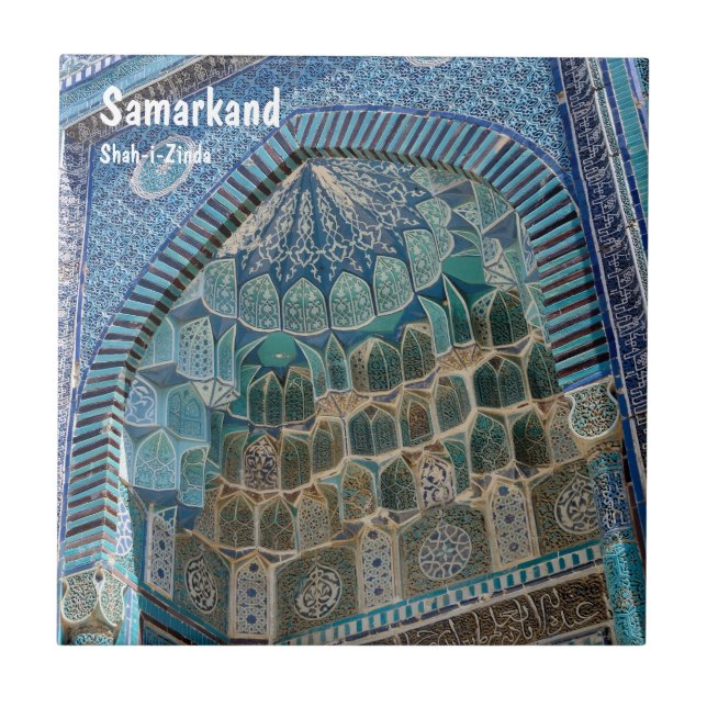 Necrópole de Shah-i-Zinda em Samarkan, Uzbequistão (Frente)