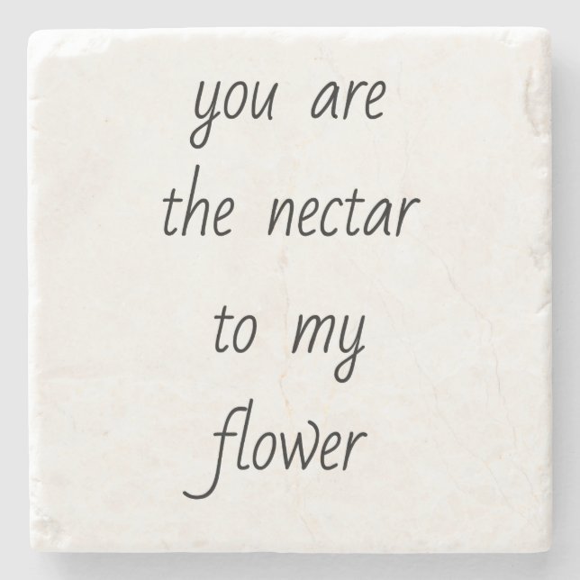 Néctar Para A Minha Porta copos De Pedra De Marinh (Frente)