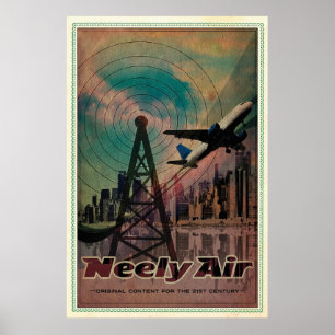Neely poster do logotipo do ar, GRANDE