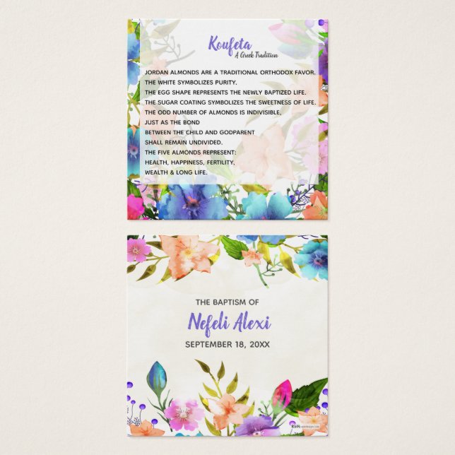Nefeli Koufeta Card (Frente & Verso)