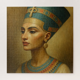 Nefertiti Quebra-cabeça - Beleza Real Egípcia