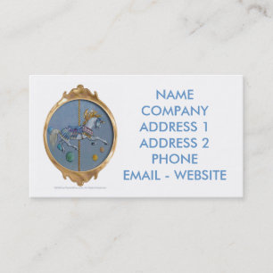 Negócio do carrossel - opus um do cartão de visita