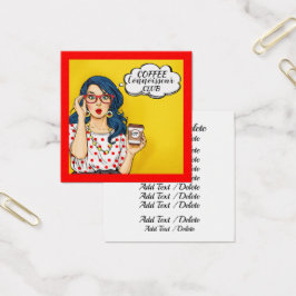 Negócio quadrado VIP, Oferta, Cartões de Mensagens