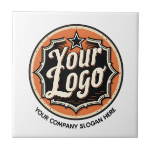 Negócio Simples de Logotipo e Texto Personalizado