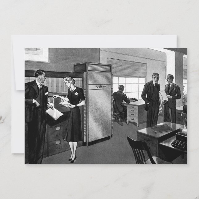 Negócios Antigos, Executivos de Negócios Escritóri (Frente)