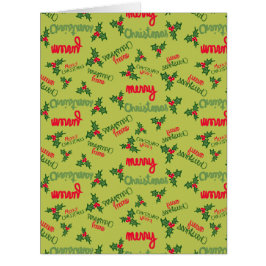 Negócios divertidos | Cartão de Natal Merry para C