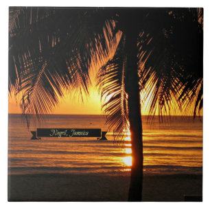Negril, pôr do sol na Jamaica