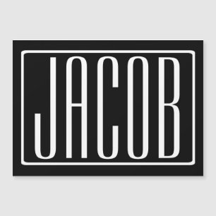 Negrito e Moderno Seu Nome ou Palavra   Branco A P