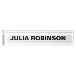 NEGRO MÍNIMO SIMPLES E BRANCO PERSONALIZADO