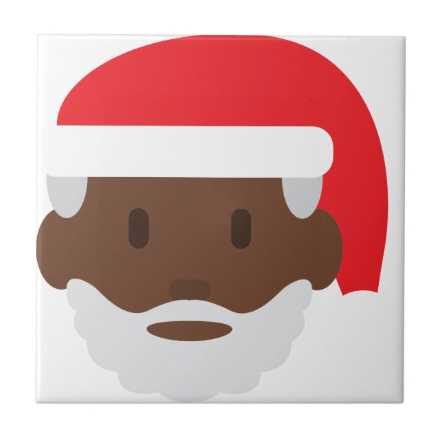 negro santa claus emoji (Frente)