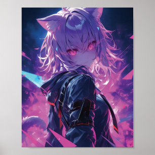 Nekomata Okayu - Hololive Pôster