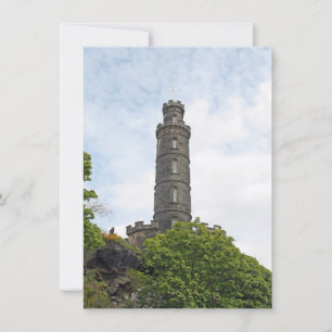Nelson Monument, cartão de Edimburgo