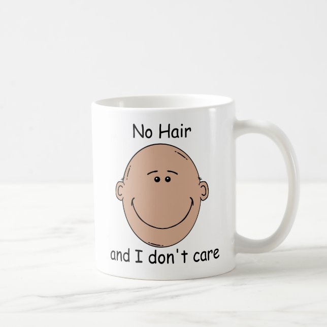 Nenhum cabelo, eu não me importo - a caneca (Direita)