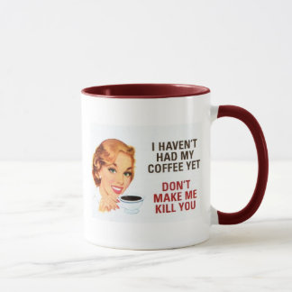 Nenhum café contudo… caneca