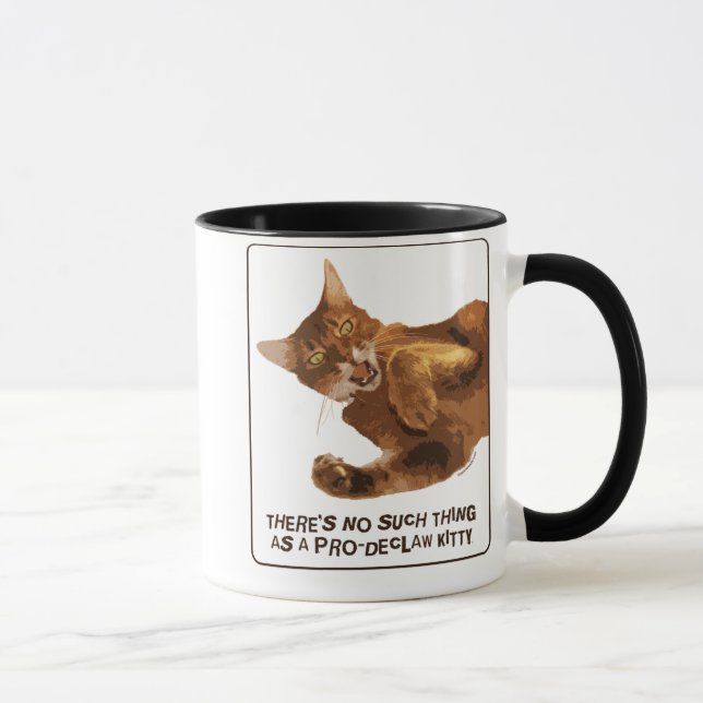 Nenhum Declaw a caneca da campainha do gatinho (Direita)