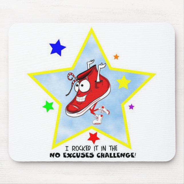 NENHUM desafio Mousepad das DESCULPAS (Frente)