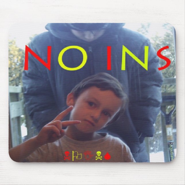 Nenhum Ins Mousepad (Frente)