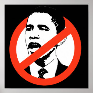 Nenhum poster de Obama/personaliza seu texto