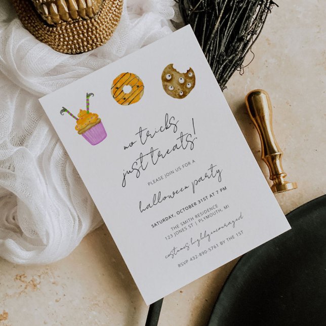 Nenhum truque apenas trata o convite da festa de H (Criador carregado)