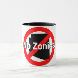 Nenhum Zonies! Caneca de café