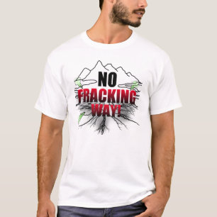 Nenhuma camisa de Fracking