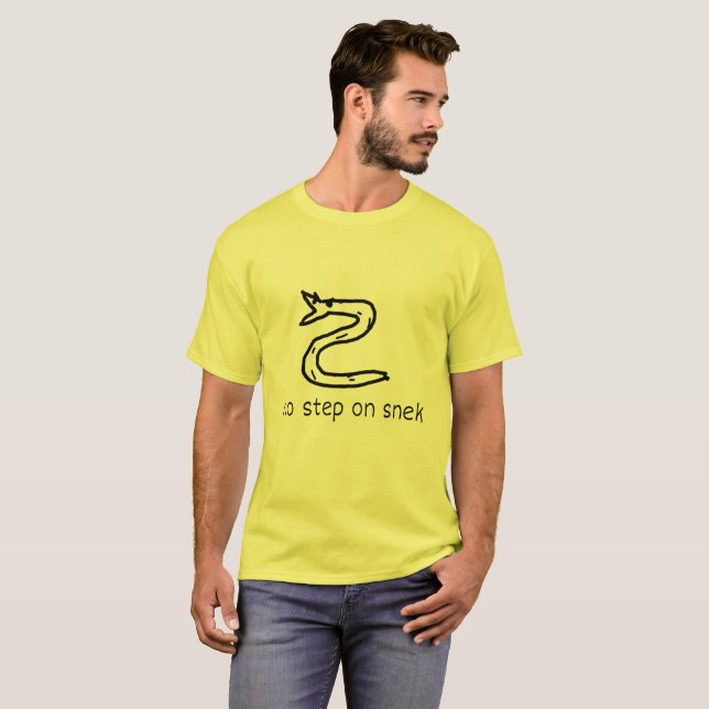 Nenhuma etapa na camisa de Snek (Frente Completa)
