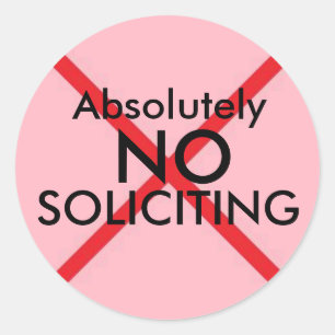 Nenhuma etiqueta de solicitação da porta