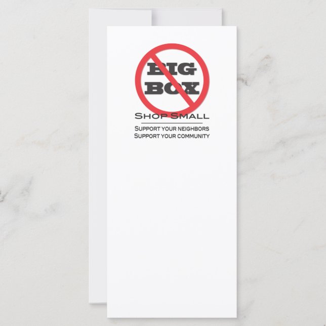 Nenhuma Loja Grande! (Frente)