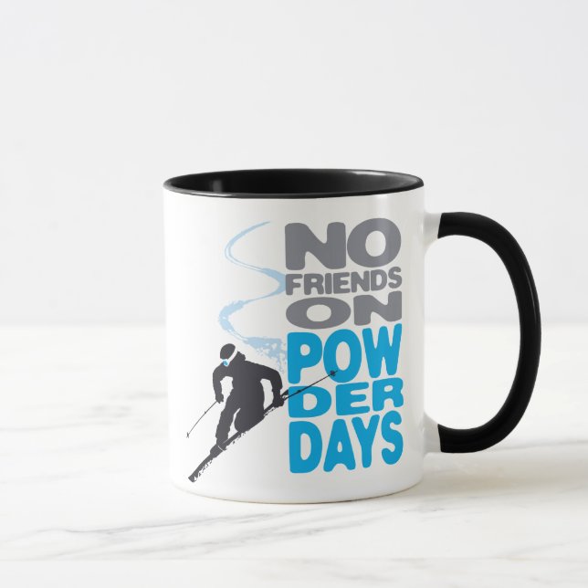Nenhuns amigos na caneca dos dias do pó (Direita)