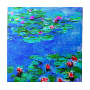 Nenúfares, Vermelhos, por Oscar-Claude Monet