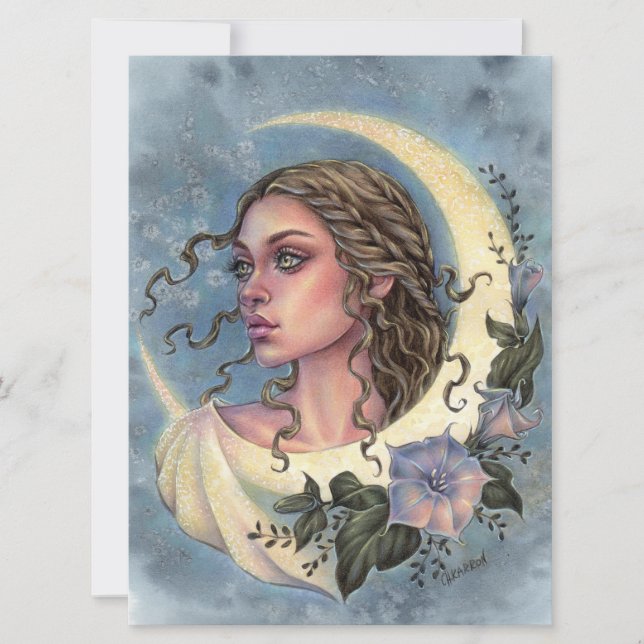 Neoma Fantasy New Moon Enchantress Art Card (Frente)