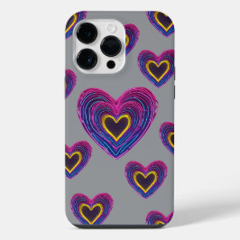 Neon Anatomical Heart iPhone / iPad case